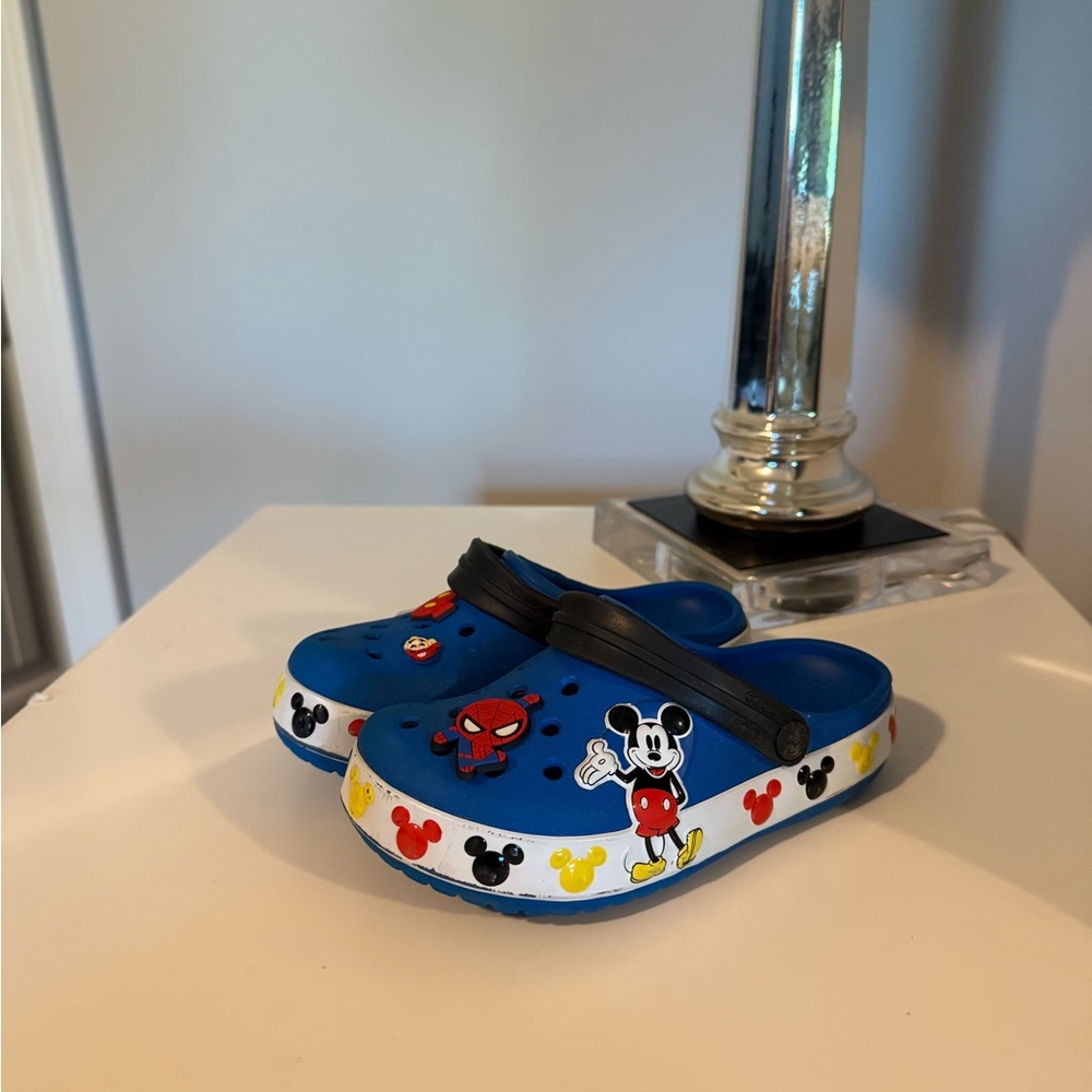Mickey Crocs with charms